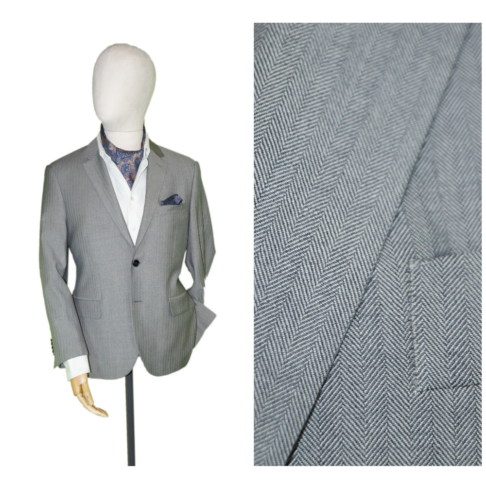 INDOCHINO 41S CONCRETE GRAY BLAZER